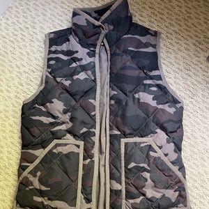 JCrew Factory Camo Vest